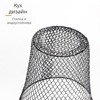 Кована желязна защитна клетка за саксии и грижа за разсад