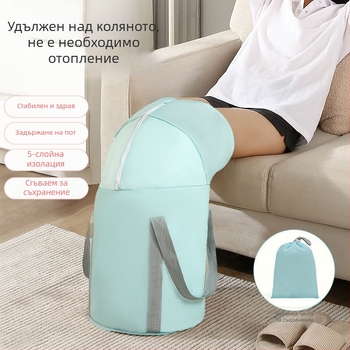 Сгъваема чанта за вана на крака, преносима изолирана кофа за вана на крака, за домашна и навън употреба, потапяне до прасците