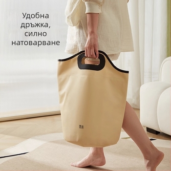 Изолирана сгъваема ваничка за крака с висока дълбочина за потапяне на прасци и крака, чанта за педикюр - подарък