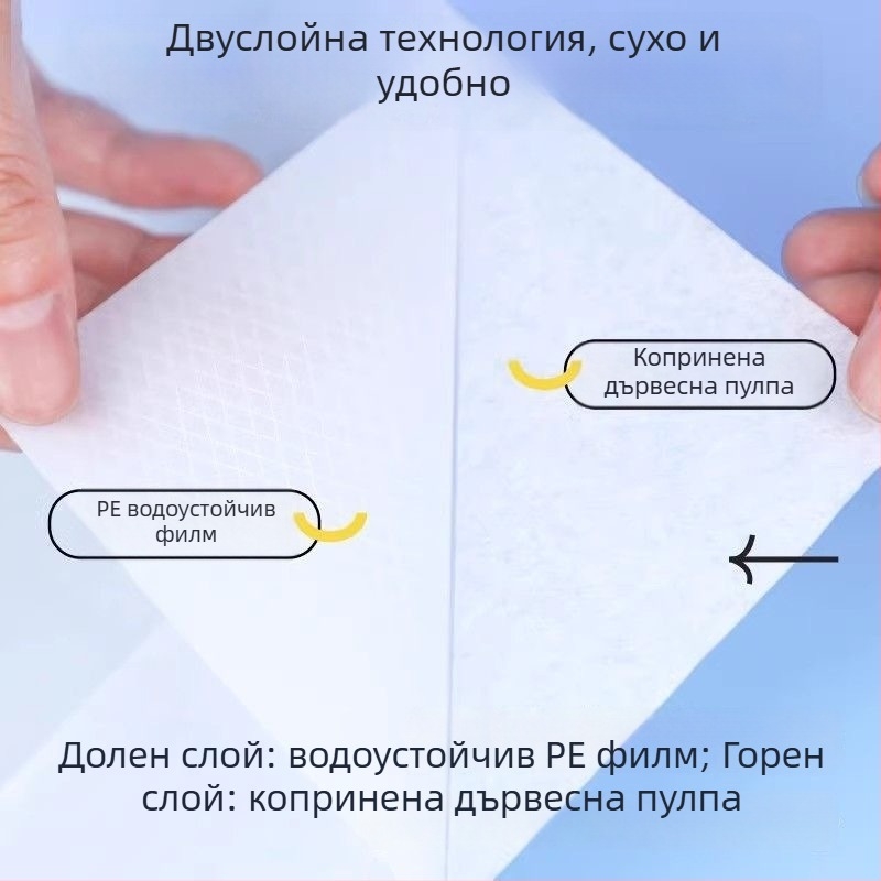 Haishi Hainuo еднократна подложка за тоалетна седалка, плосък тип, индивидуално опакована, за пътуване и хотели, преносима подложка за майки след раждане