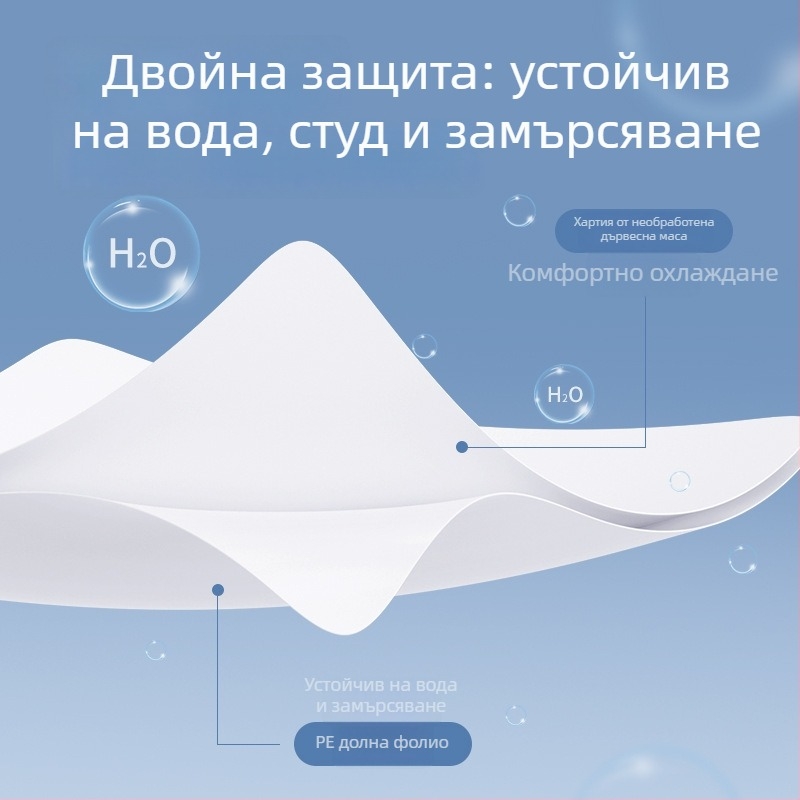Kaili еднократна лепяща подложка за тоалетна, водоустойчива, за хотели и пътувания, 6 броя
