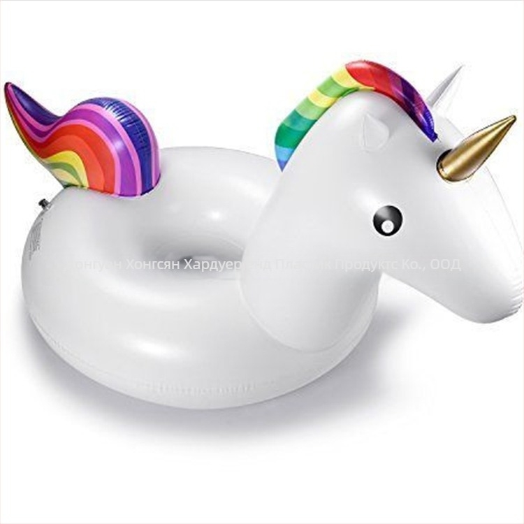 Надуваем плувен пръстен с мотиви диня, ягоди и лимон, удебелен PVC 0,25 мм, седалков пръстен за плуване