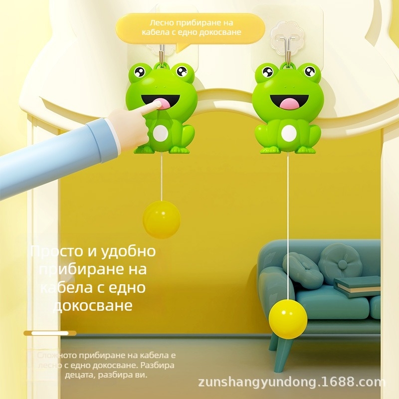 Закачено жабче за тенис на маса — устройство за сетивна интеграция, тренировка на зрението и концентрацията, родителско-детско взаимодействие