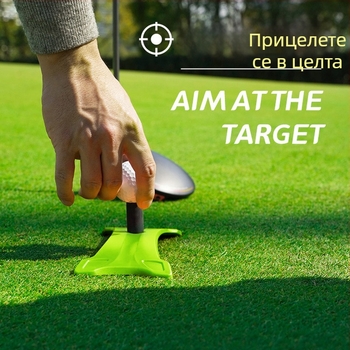 Универсален пластмасов държач за голф топки и тей, вътрешна и външна употреба