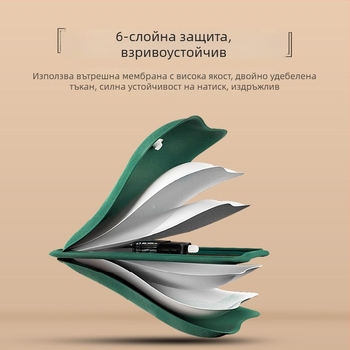 Електрическа чанта за гореща вода с защита срещу експлозия, калъф от мерсеризиран Twill плат, за затопляне на ръцете