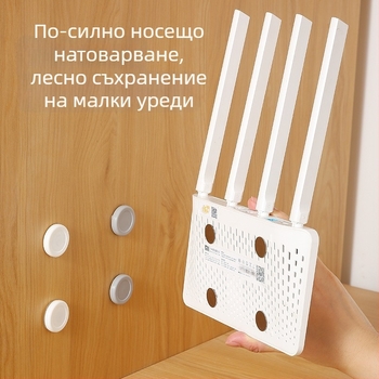 Стенен магнитен държач за дистанционни управления, без пробиване, за телевизор и климатик, силно залепване