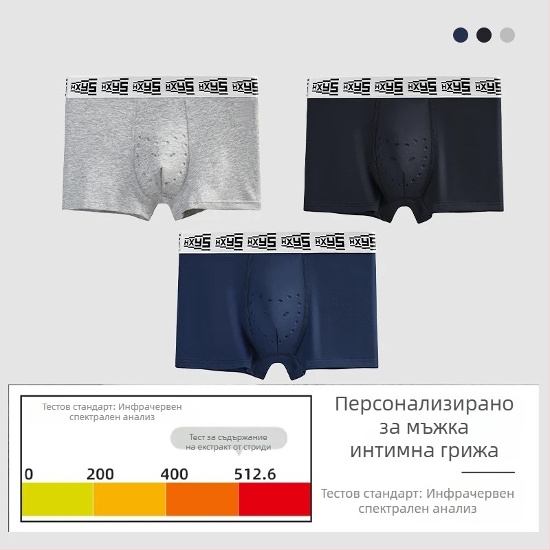 Събуждане на зверя: масажни гранули за Oyster грижа, мъжко бельо от модал с памучна вложка, луксозно летно бельо, 100A здравословно отрицателно-кислородно