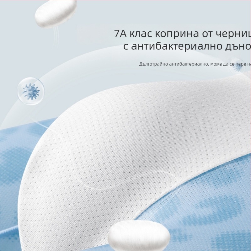 Мъжки боксерки от ледена коприна, летни дишащи и бързосъхнещи, принт върху мрежеста тъкан