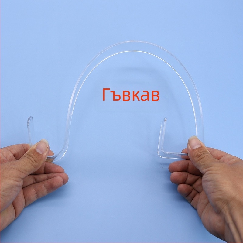 Прозрачна минималистична закачалка без пирони, за монтаж на стена или врата, за съхранение в спалнята, пластмасов организатор за дрехи.