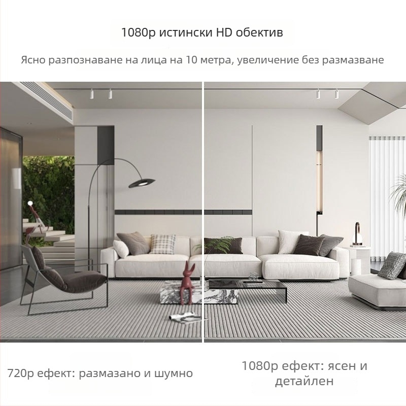 X5 домашна HD интелигентна безжична Wi‑Fi камера за дистанционно наблюдение с инфрачервено нощно виждане