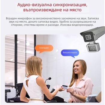 Външна IP камера за видеонаблюдение с HD пълноцветно нощно виждане за жилищна и търговска употреба, Seetong Tian Shitong