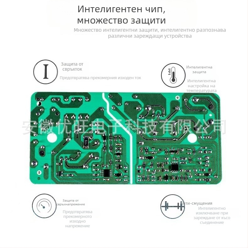 Умно зарядно за литиеви батерии за електрически инструменти, 24–29V, регулируем ток 3A/5A/10A, изход DC14.6V 5A