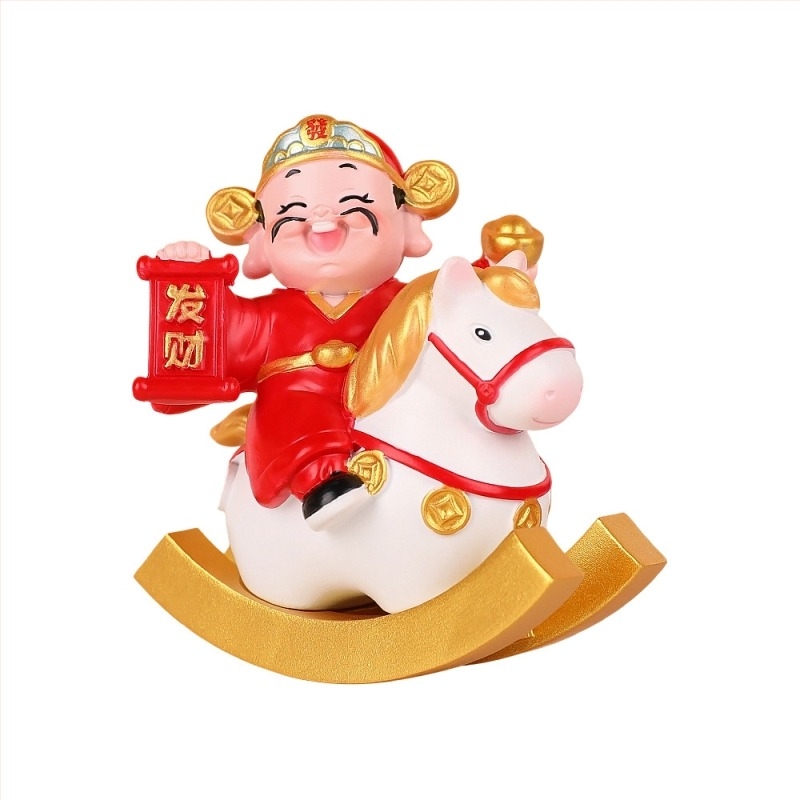 Шейкър Бог на богатството — декоративна фигура от смола за дом и офис, настолен декор, подарък