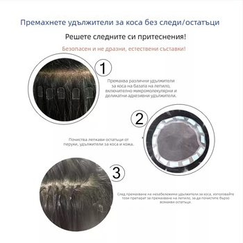 Средство за премахване на лепило за перуки, 30 ml – премахва остатъчно лепило и филм от перуката и замяната на косата, бързо, без следи.