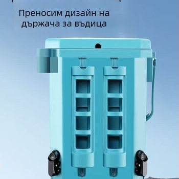 Задебелена мини риболовна кофа – преносима кофа за живи риби, еднослойна