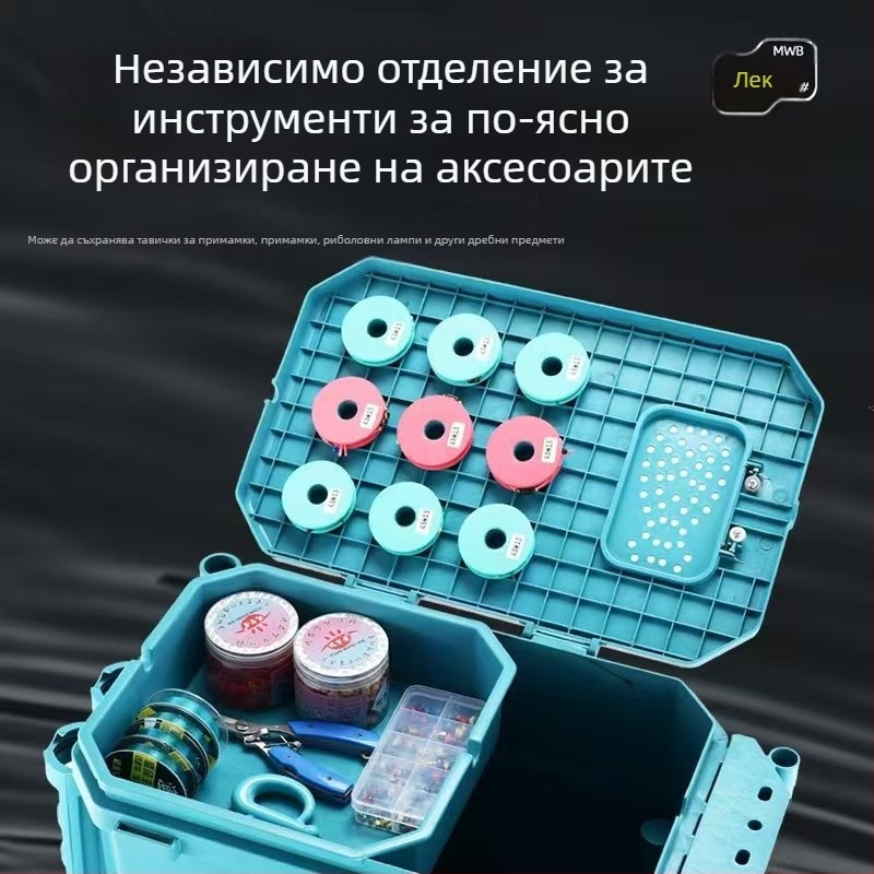 Задебелена мини риболовна кофа – преносима кофа за живи риби, еднослойна