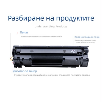 Персонализирана съвместима тонер касета HP CC388A за модели M1216nfh, M126/NW, M1218NFS и M1314