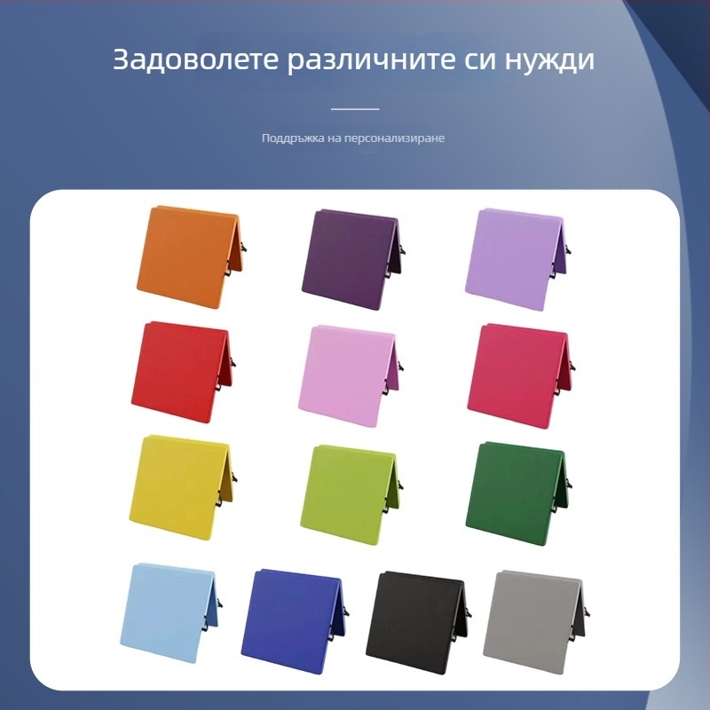 PVC сгъваем фитнес мат с три секции, удебелен, за йога, фитнес и танци