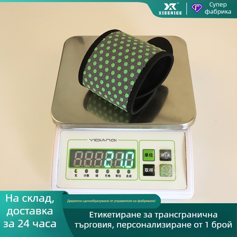 Магнитна платнена киткова превръзка с билково нагряване за болки и напрежение – унисекс защита на ставата на ръката