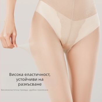 Пролетно-лятни колготки Mobi Velvet, ултра тънки, с бикини кройка, ефект голи крака, анти-закачане, секси стил