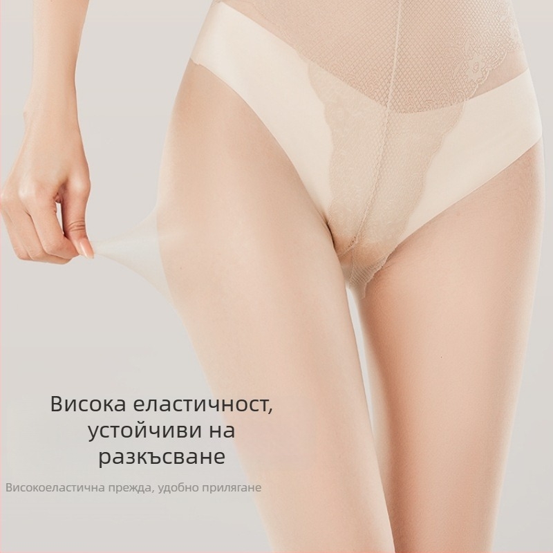 Пролетно-лятни колготки Mobi Velvet, ултра тънки, с бикини кройка, ефект голи крака, анти-закачане, секси стил