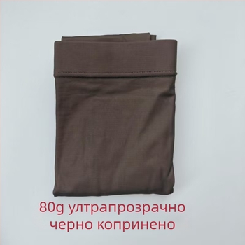 Far East 8110 Пролетно-есенни черни прозрачни чорапогащи за жени, лъскави с ефект голи крака