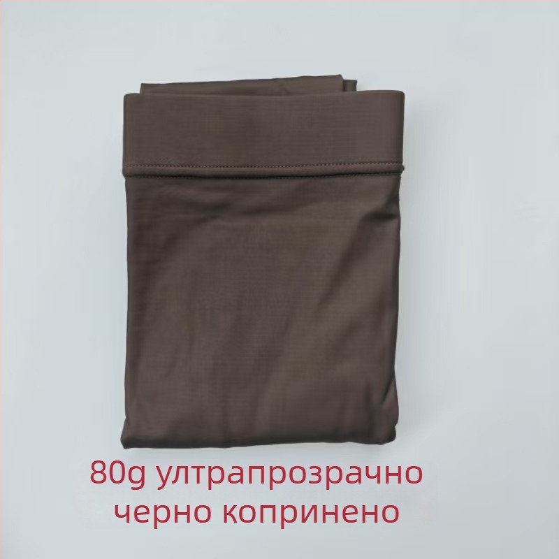 Far East 8110 Пролетно-есенни черни прозрачни чорапогащи за жени, лъскави с ефект голи крака