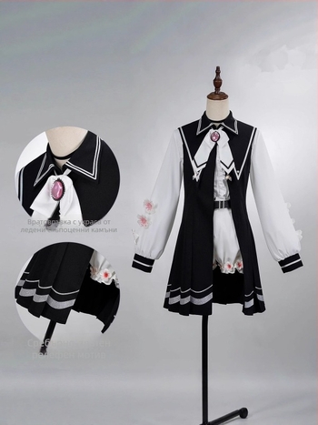 Cosplay костюм за Магическо момиче: Witch Trial — Emma Sakura Feather, костюм за игрови и аниме роли, спандекс