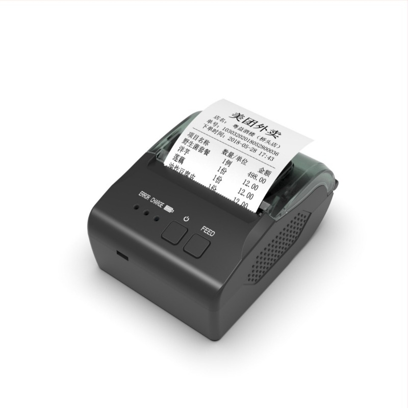 ZJ-5810 Преносим Bluetooth термален принтер за разписки: поръчки за изнасяне, паркинг билети и разписки от везна