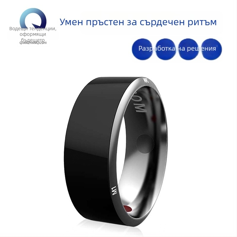 Умен пръстен ЕКГ за мониторинг на сърдечна честота, кръвно налягане и пулс
