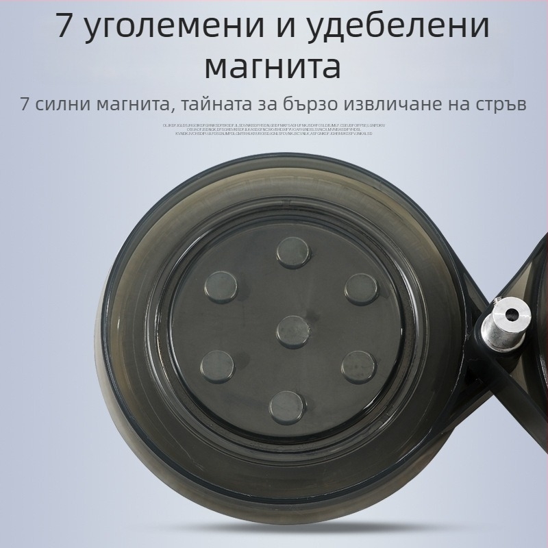 Многофункционален магнитен комплект за риболов: магнитна тава за примамки, тава за смесване на примамки, дозатор за примамки, съд за примамки, закопчалка за карта, риболовна кутия, басейн за седалка