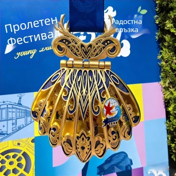 Персонализирани метални 3D медали за спортни събития, маратон