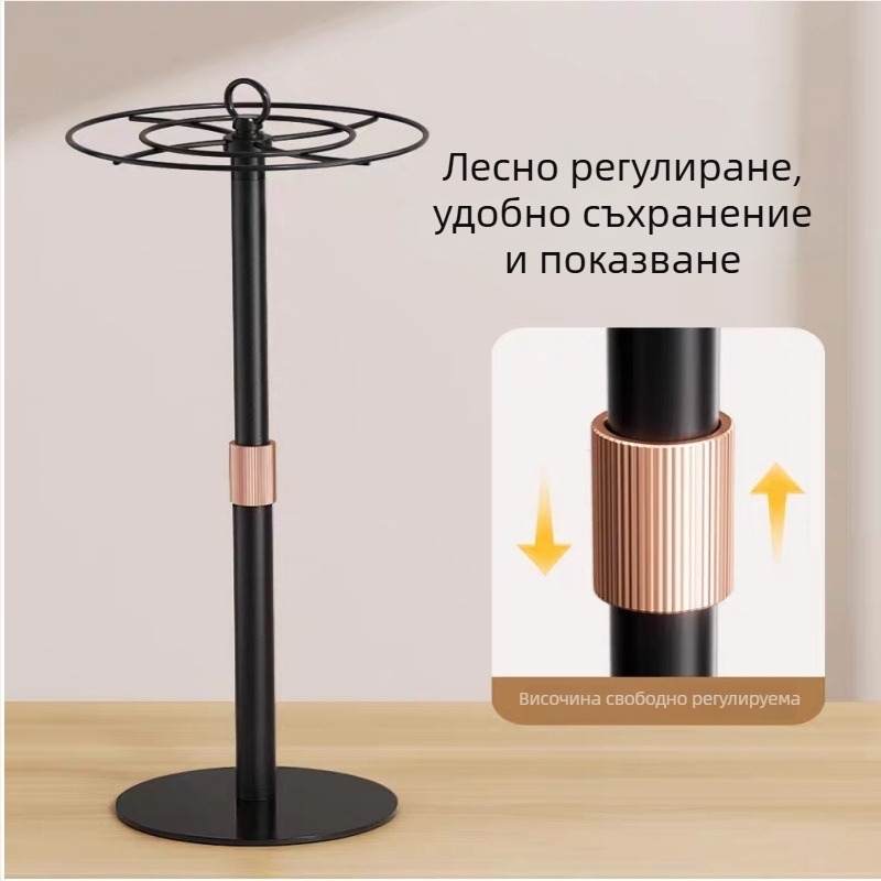 Дисплей за маратонски медали, вертикално закачване, регулируем, без пробиване, за детско бягане