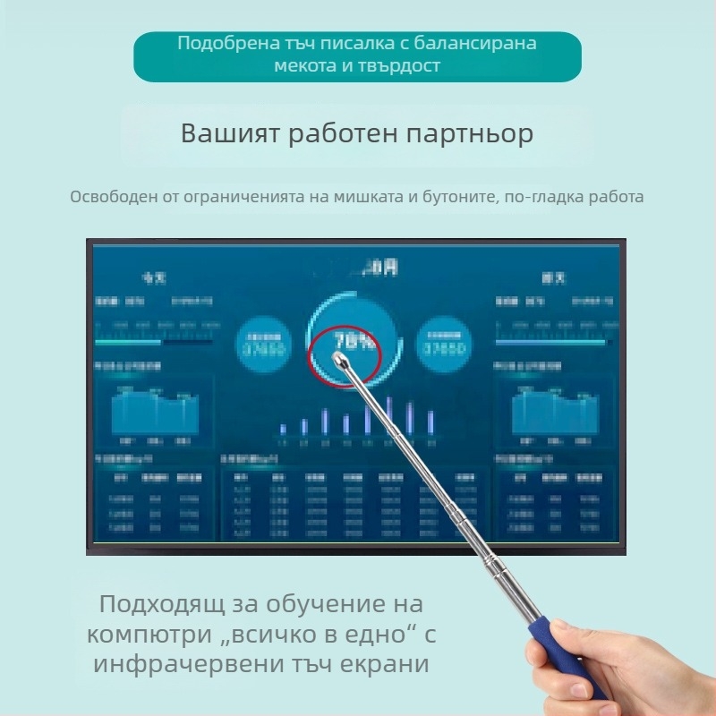F15 капацитивен универсален стилус за електронни бели дъски, дълъг 1 м