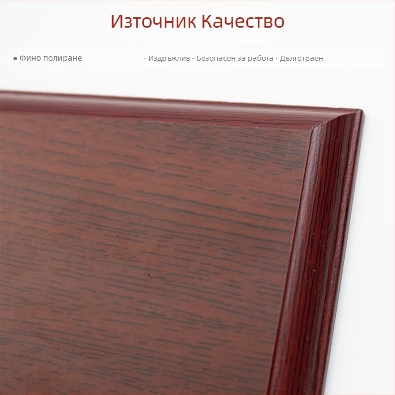 Медал с златно фолио – персонализирана авторизационна плоча с дървена рамка за почетни сертификати