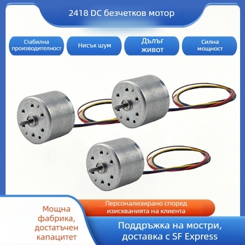 DR-BLDC-2418 безчетков DC мотор за електрически бръсначи, ръчни прахосмукачки и електрически четки за зъби