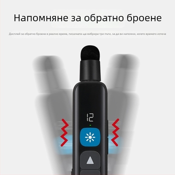 Fleckfleck нова интелигентна писалка с таймер за превключване на страници към електронна бяла дъска, PPT страници и писане, с лупа и прожектор