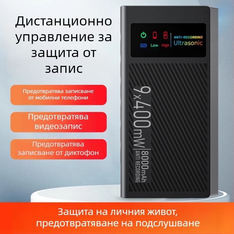 Анти-записващ блокер за конференции — защита от подслушване и изтичане на кадри