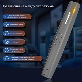 Детектор за камери за хотели – антишпионаж, антинадзор, детектор за подслушване с инфрачервено сканиране