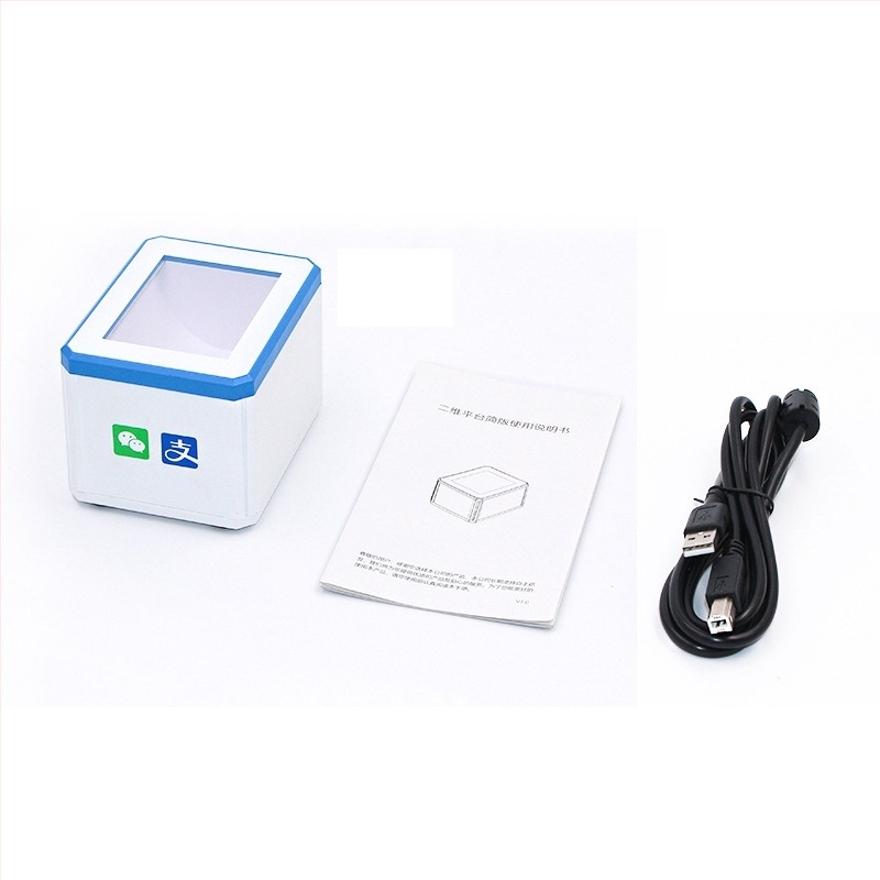 MP2300 QR код скенер за каса в супермаркета – двумерен код за плащане, бял