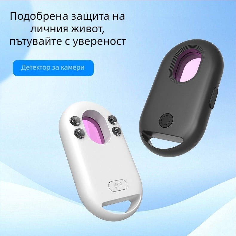 Глобален локатор с хотелска камера, инфрачервен детектор за сканиране, защита от надзор, аларма против кражба, защита от загуба