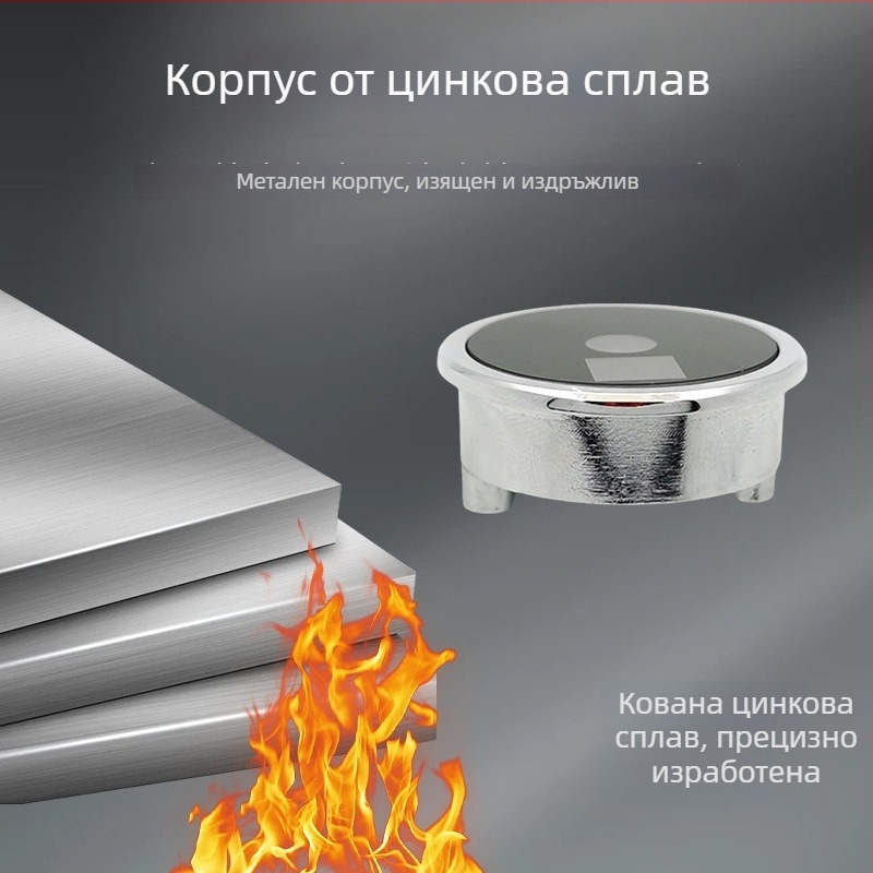 Вграден кръгъл модул за сканиране на баркод и QR код, метален корпус, опционален дълъг/къс обектив