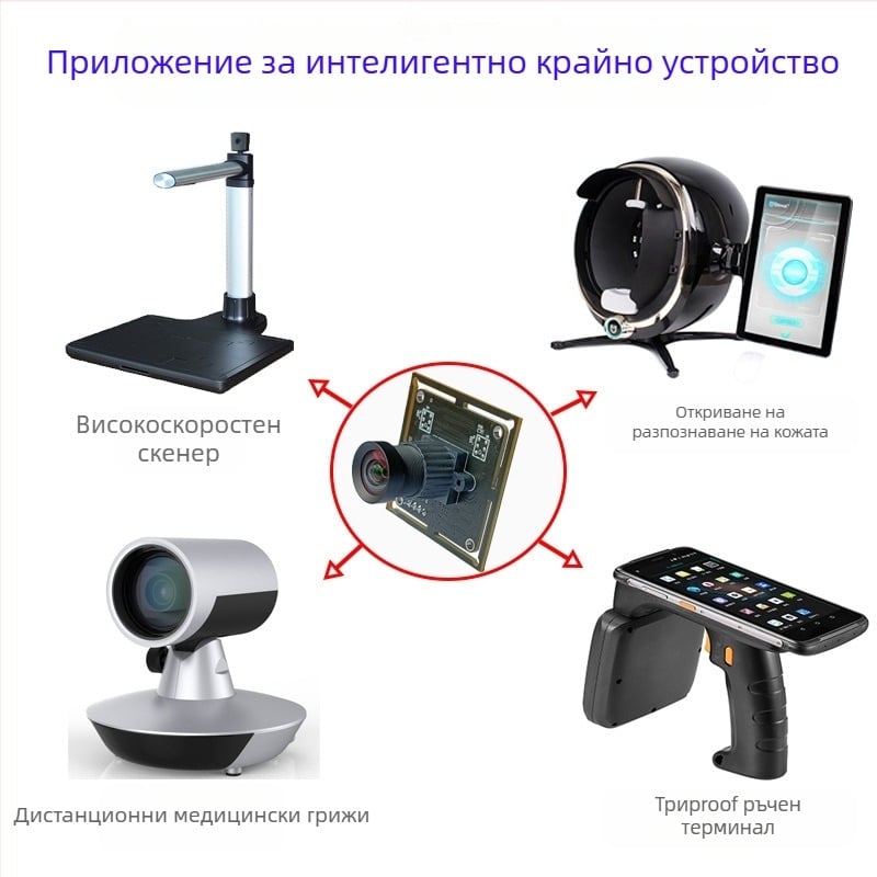 USB камера модул, 16MP, 4K резолюция, висока дефиниция за заснемане на документи и детекция на кожата.