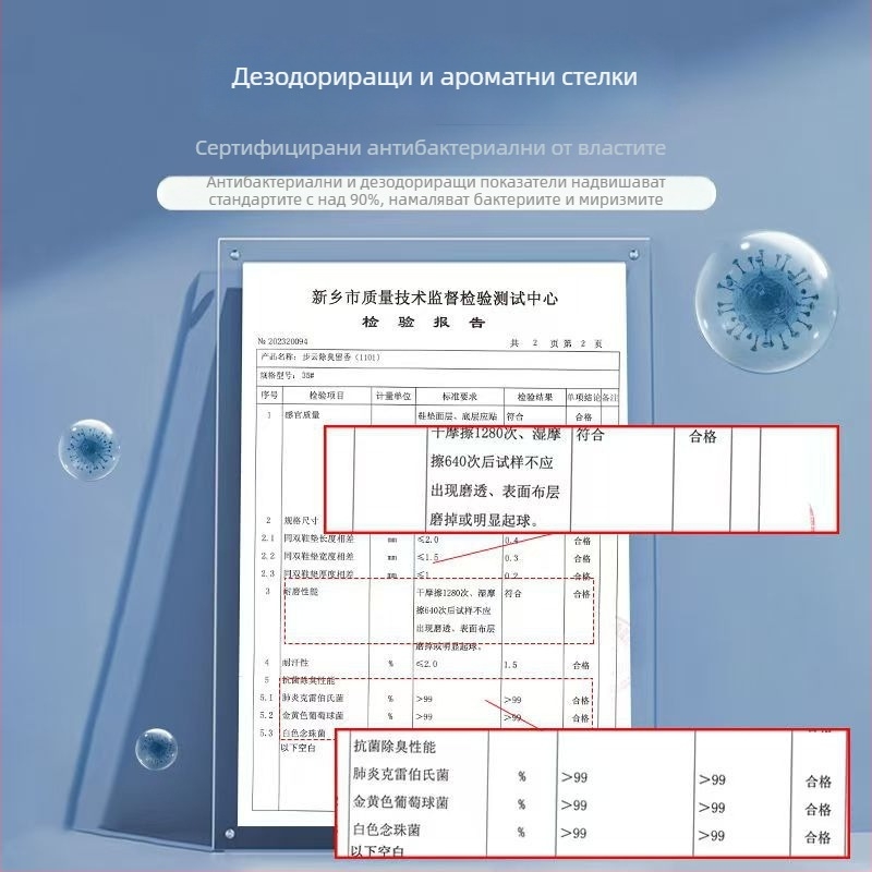 Buyun дезодориращи и ароматизирани стелки за мъже и жени – абсорбират пот, дишащи, удобни за спортни обувки и кожени обувки, четирисезонни, модел 1101. Размери 36–46