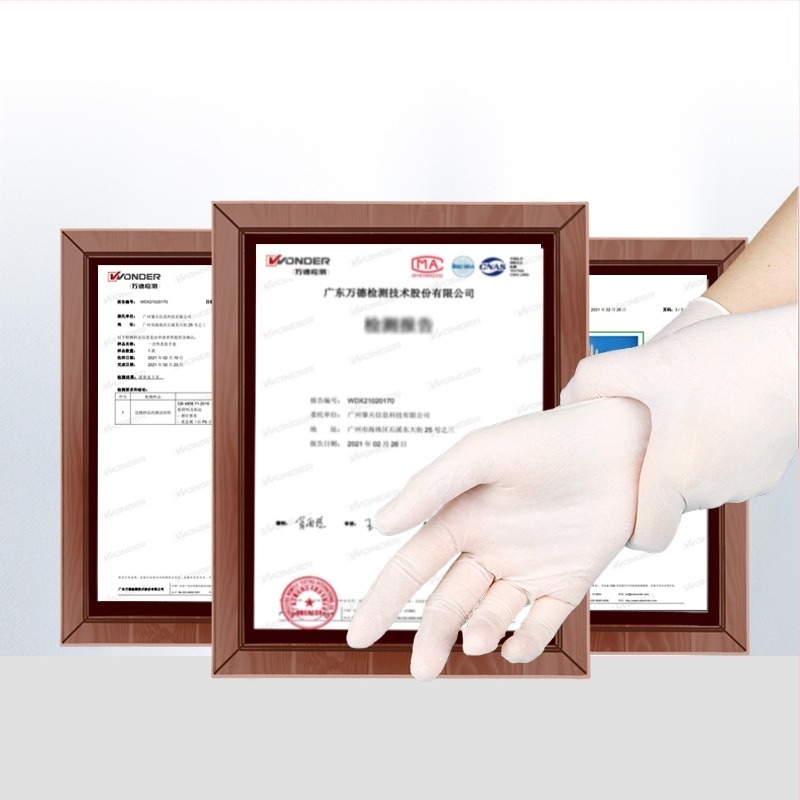 Латексови ръкавици за контакт с храни, удебелени, без прах, антихлъзгащи, здрави, еднократни, за домашна употреба