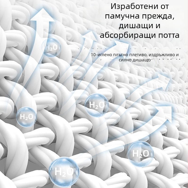 Deli работни ръкавици за трудова защита, издръжливи и удебелени, бял памук, за строителни работи