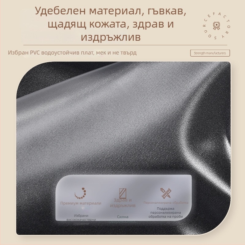 PVC дебел прозрачен фартук, водоустойчив и маслоустойчив, безръкав, за домашна и професионална кухня