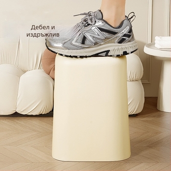 Пластмасова кофа за отпадъци с капак, който се отваря, елегантен вид, 12 л, за дневна, баня и кухня