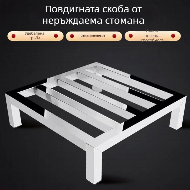 Подова стойка за съхранение от неръждаема стомана, държач за цветя, държач за газова бутилка, основа за кухня и баня, база за пералня и диспенсър за вода