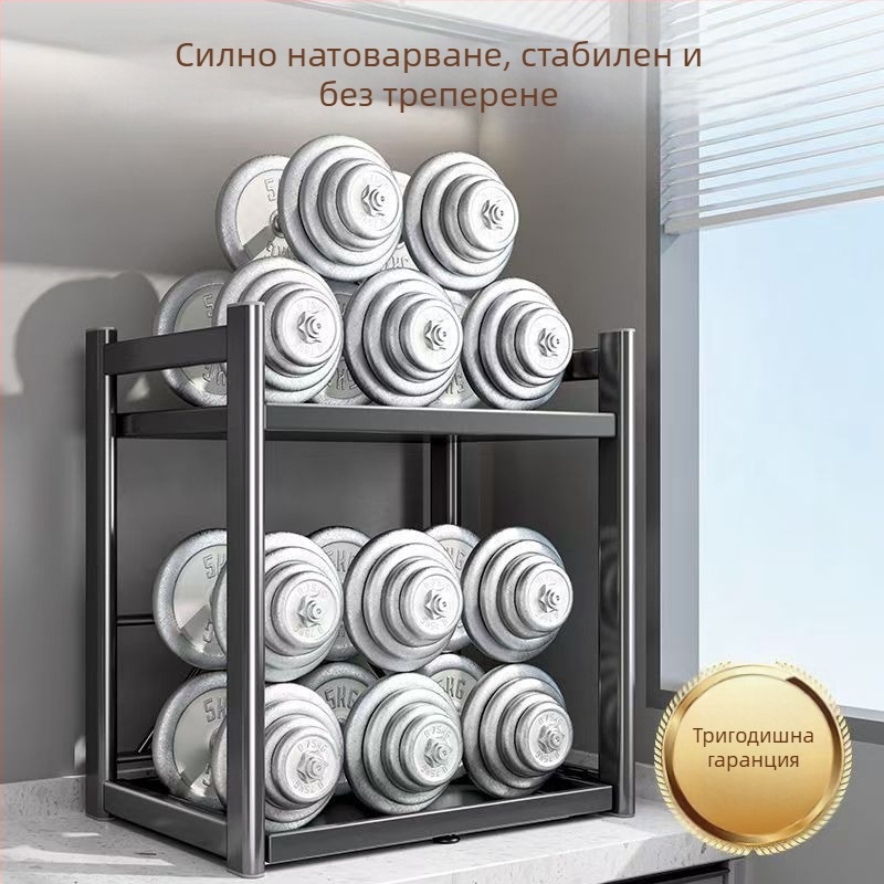 Рафт за микровълнова печка на кухненски плот, многоетажен разтегателен рафт за съхранение на подправки